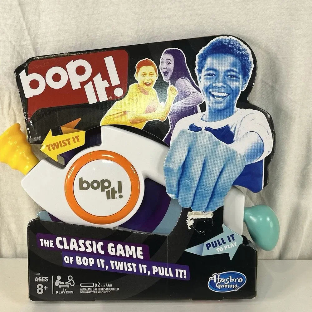Bop It! Classic Game Hasbro New Twist Pull Electronic Toy